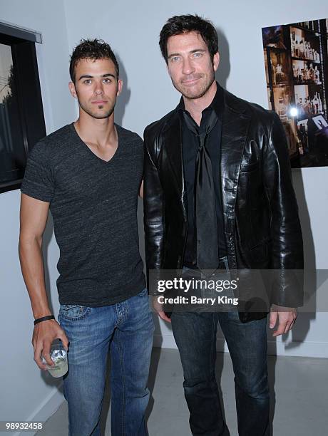 Actor Dakota Suarez and actor Dylan McDermott attend Venice Magazine's VIP Reception For Venice Art Walk at Dogtown Station on May 8, 2010 in Venice,...