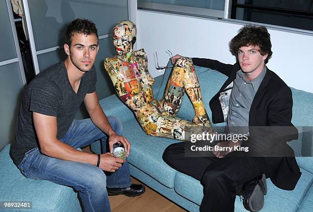 Actor Dakota Suarez and actor Jake White attends Venice Magazine's VIP Reception For Venice Art Walk at Dogtown Station on May 8, 2010 in Venice,...