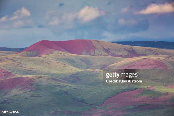 colorful hills - klas stock pictures, royalty-free photos & images