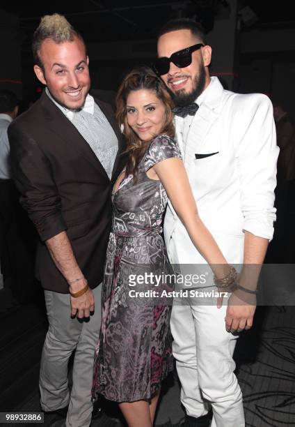Micah Jesse, actress Callie Thorne and Leo Velasquez attend Prom: Class of 2010 at Espace on May 8, 2010 in New York City.