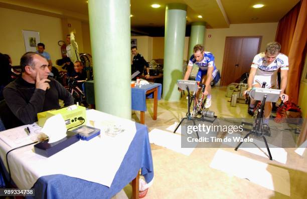 Stage Quick-Step Innergetic Boonen Tom , Rogers Michael , Medical Test Medische Test Test Medicale, Prof Van Den Ende Bart Training Entrainement