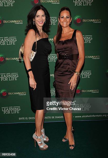 Jessica Fallon and actress Luz Blanchet attends the Buchanan's Forever 2010: Learning For Life at Colegio de las Vizcainas on May 8, 2010 in Mexico...