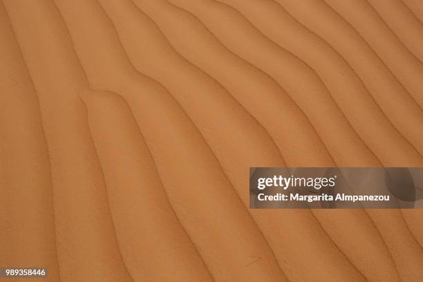 the sand dunes of wahiba sands oman - almpanezou bildbanksfoton och bilder