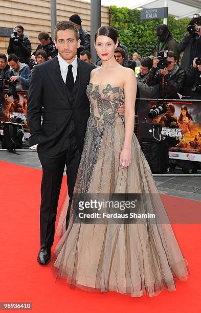 Jake Gyllenhaal and Gemma arterton attend the World Premiere of Disney's 'Prince Of Persia: The Sands Of Time' at Vue Westfield on May 9, 2010 in...