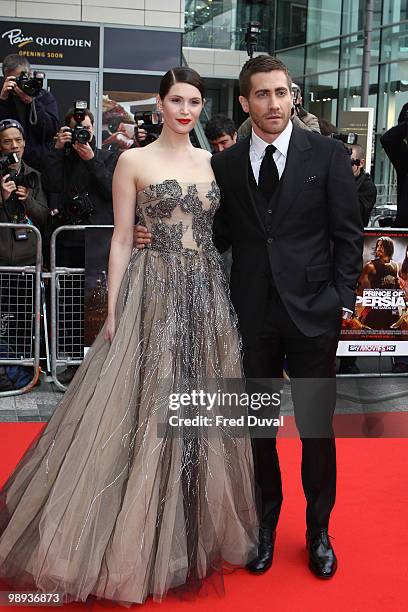 Gemma Arterton and Jake Gyllenhaal attend the World Premiere of Disney's 'Prince Of Persia: The Sands Of Time' at Vue Westfield on May 9, 2010 in...