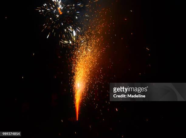 flare off - correfoc stock pictures, royalty-free photos & images