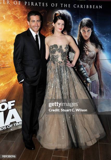 Gemma Arterton and Jake Gyllenhaal attend the World Premiere of 'Prince of Persia: The Sands of Time' at the Vue Westfield on May 9, 2010 in London,...