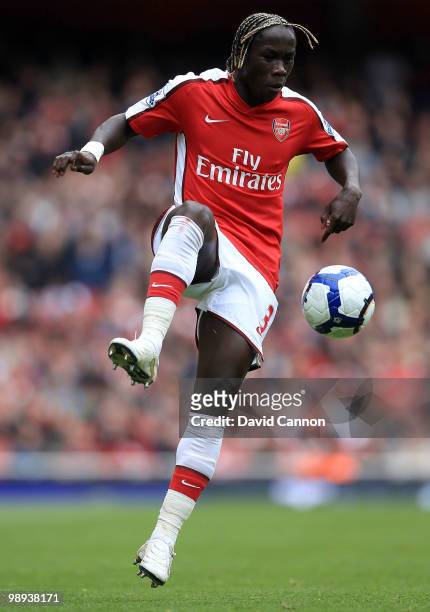 Bacary Sagna of Arsenal during the Barclays Premier League match between Arsenal and Fulham at The Emirates Stadium on May 9, 2010 in London, England.