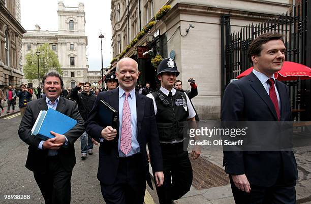 William Hague , the Conservatives Shadow Foreign Secretary, George Osborne , the Shadow Chancellor, and Oliver Letwin , Oliver Letwin, Chairman of...