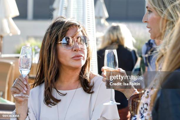 German actress Simone Thomalla during the Ladies Dinner at Hotel De Rome on July 1, 2018 in Berlin, Germany.