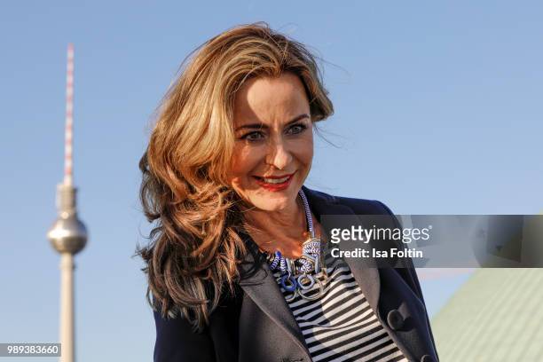 German presenter Bettina Cramer during the Ladies Dinner at Hotel De Rome on July 1, 2018 in Berlin, Germany.