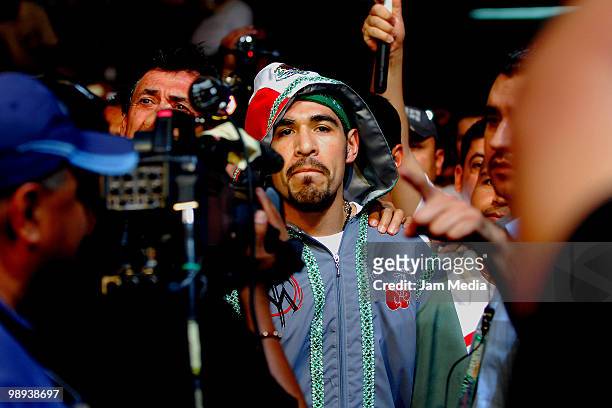 Mexican fighter Antonio Margarito before the fight with Roberto Garcia of USA during the WBC Continental Super Welterweight Title at Bullring...
