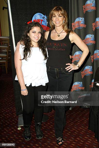 Jill Zarin and daughter Ally Zarin promote "Secrets Of A Jewish Mother: Real Advice, Real Stories, Real Love" at Planet Hollywood on May 9, 2010 in...