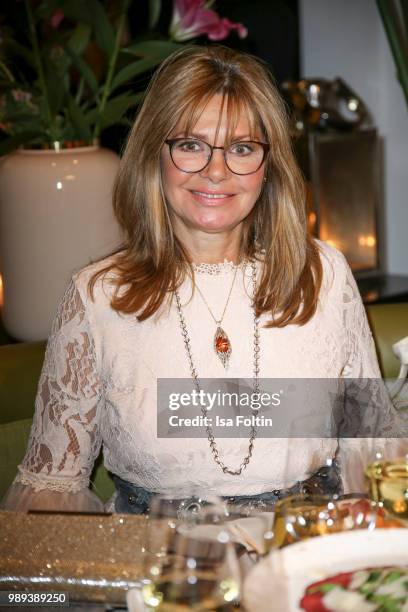 German actress Maren Gilzer during the Ladies Dinner at Hotel De Rome on July 1, 2018 in Berlin, Germany.