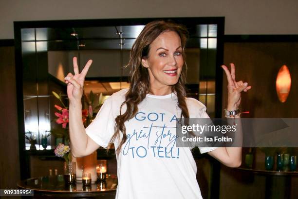 German actress Sonja Kirchberger during the Ladies Dinner at Hotel De Rome on July 1, 2018 in Berlin, Germany.