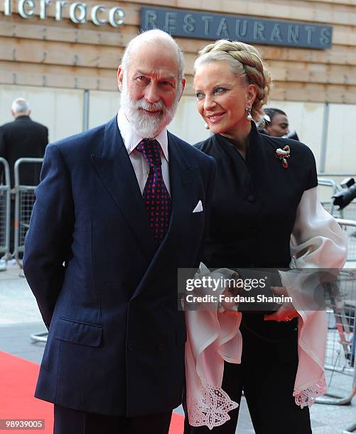 Prince Michael of Kent and Princess Michael of Kent attend the World Premiere of Disney's 'Prince Of Persia: The Sands Of Time' at Vue Westfield on...