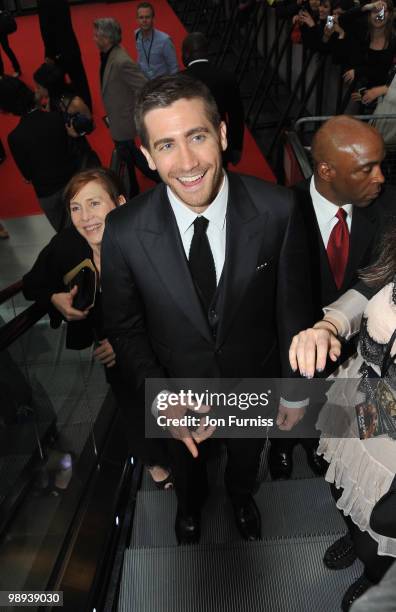 Actor Jake Gyllenhaal attends the 'Prince Of Persia: The Sands Of Time' world premiere at the Vue Westfield on May 9, 2010 in London, England.