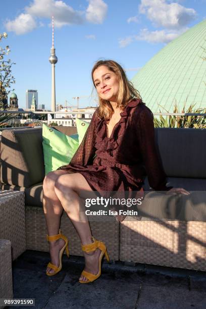 German actress Sarah Alles during the Ladies Dinner at Hotel De Rome on July 1, 2018 in Berlin, Germany.