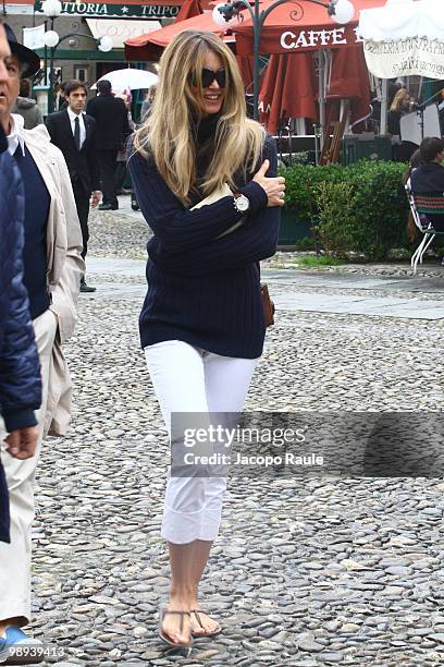 Elle Macpherson is seen while filming for IWC on May 8, 2010 in Portofino, Italy.