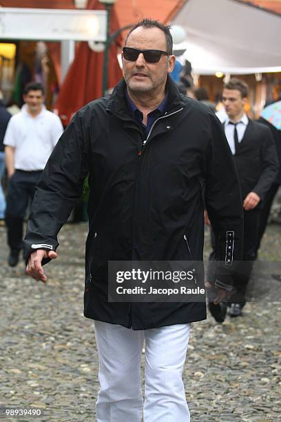 Jean reno is seen while filming for IWC on May 8, 2010 in Portofino, Italy.