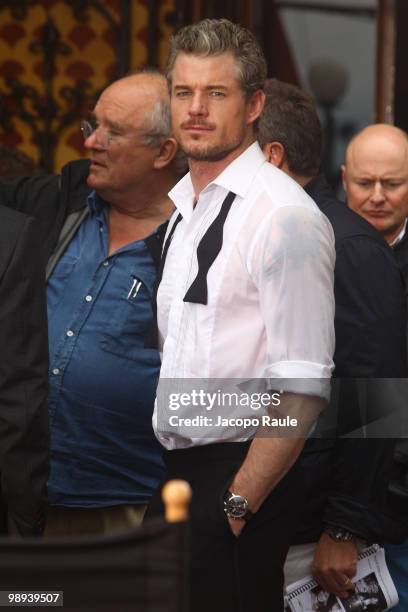 Eric Dane is seen on IWC spot on May 8, 2010 in Portofino, Italy.