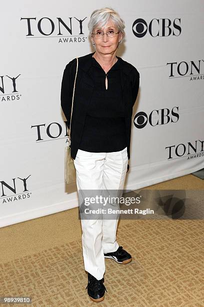 Actress Twyla Tharp attends the 2010 Tony Awards Meet the Nominees press reception at The Millennium Broadway Hotel on May 5, 2010 in New York City.