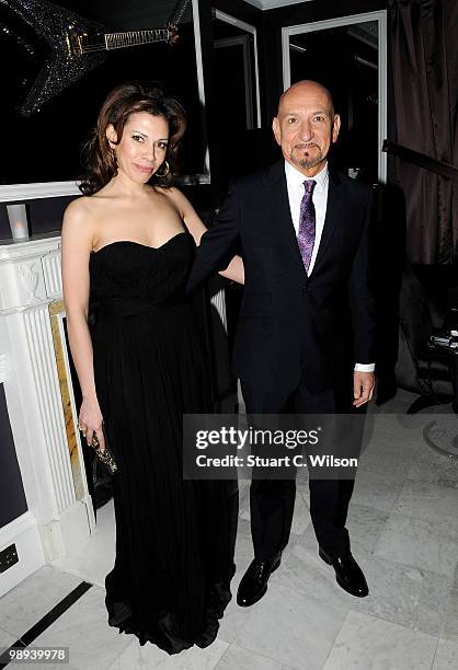 Sir Ben Kingsley and wife Daniela Lavender attend the afterparty for the 'Prince of Persia: The Sands of Time' World Premiere at Home House on May 9,...