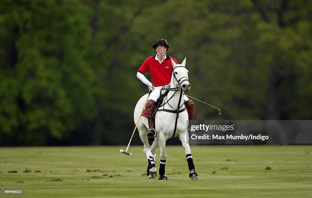 Prince's William & Harry Compete In Audi Polo Challenge Cup