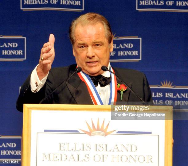 National Hockey League Hall of Famer Rod Gilbert attends the 25th annual Ellis Island Medals Of Honor Ceremony & Gala at the Ellis Island on May 8,...