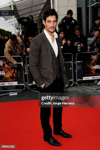 David Gandy attends the World Premiere of 'Prince of Persia: The Sands of Time' at the Vue Westfield on May 9, 2010 in London, England.