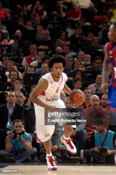 Josh Childress of Olympiacos in action during the Euroleague Basketball Final Four Final Game between Regal FC Barcelona vs Olympiacos at Bercy Arena...