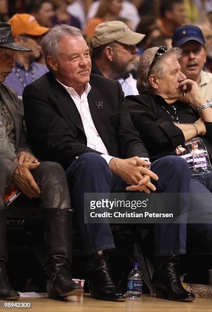 Owner of the San Antonio Spurs Peter Holt attends Game Two of the Western Conference Semifinals of the 2010 NBA Playoffs against the Phoenix Suns at...