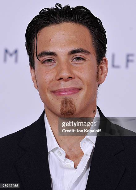 Olympic skater Apolo Ohno arrives at the 17th Annual Race To Erase MS Gala at the Hyatt Regency Century Plaza on May 7, 2010 in Century City,...