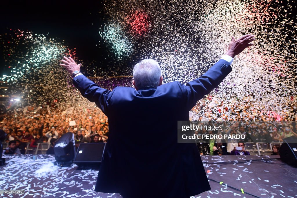 TOPSHOT-MEXICO-ELECTION-RESULTS-LOPEZ OBRADOR