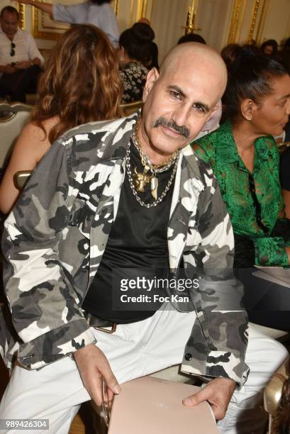 Designer /DJ Claude Sabbah attends the the Hany El Behairy Show As part of 25th Oriental Fashion Haute Couture Fall Winter 2018/2019 show as part of...