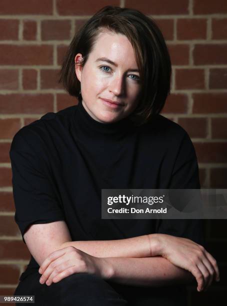 Megan Washington poses during the rehearsal of "Funny Girl the Musical - In Concert" at Capitol Theatre on July 2, 2018 in Sydney, Australia.