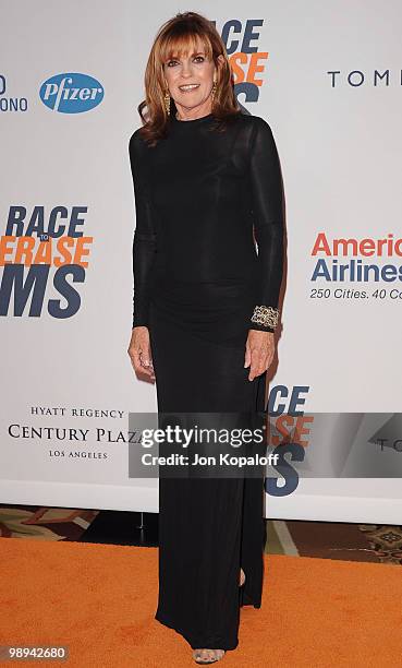 Actress Linda Gray arrives at the 17th Annual Race To Erase MS Gala at the Hyatt Regency Century Plaza on May 7, 2010 in Century City, California.