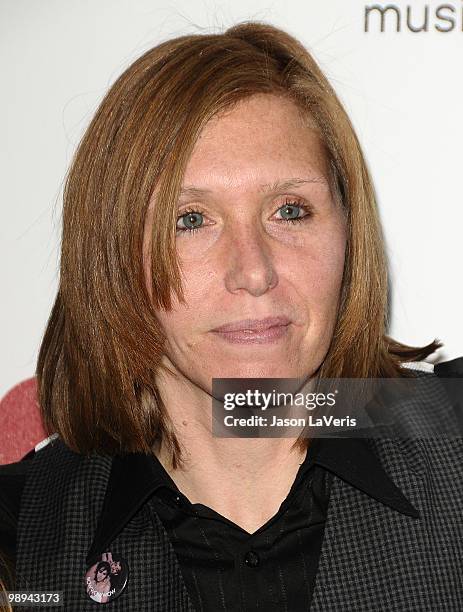 Drummer Patty Schemel attends the 6th annual MusiCares MAP Fund benefit concert at Club Nokia on May 7, 2010 in Los Angeles, California.