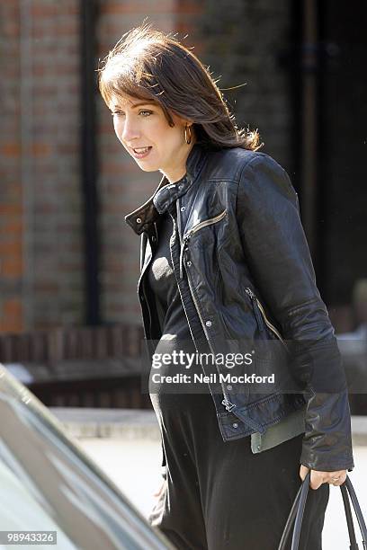 Samantha Cameron leaving her home on May 10, 2010 in London, England.