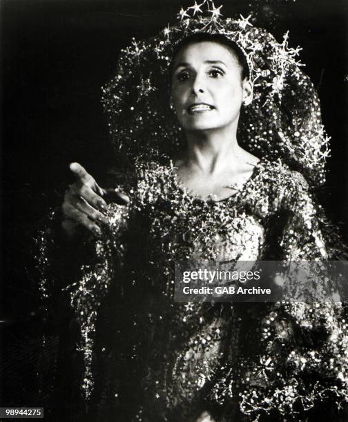 Singer Lena Horne in a still from the film 'The Wiz' in 1978