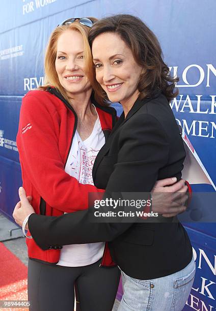 Actress Marg Helgenberger and Lilly Tartikoff attend the 17th Annual EIF Revlon Run/Walk for Women on May 8, 2010 in Los Angeles, California.