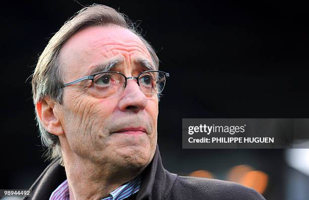 Lille's French president Michel Seydoux is pictured during the French L1 football match Lille vs Marseille on May 8, 2010 at Lille metropole stadium...