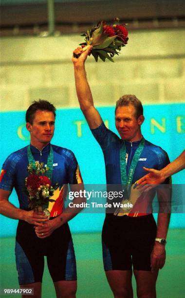 Cycling Gilmore Matthew Dewilde Etienne Silver Zilver Argent Medaille Medal Iso Sport Cycling Cyclisme Wielrennen Sydney2000 Olympic Games Olympische...