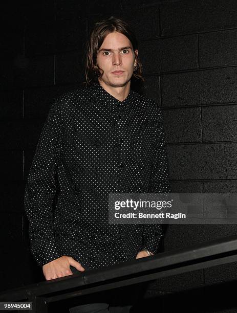 Jamie Burke attends the Vladimir Restoin Roitfeld & Andy Valmorbida Presentation Of The Works Of Richard Hambleton at TBD on September 15, 2009 in...