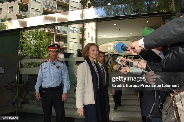 689 Queen Sofia Of Spain Visits King Juan Carlos At Hospital Stock 689-queen-sofia-of-spain-visits-king-juan-carlos-at-hospital-stock