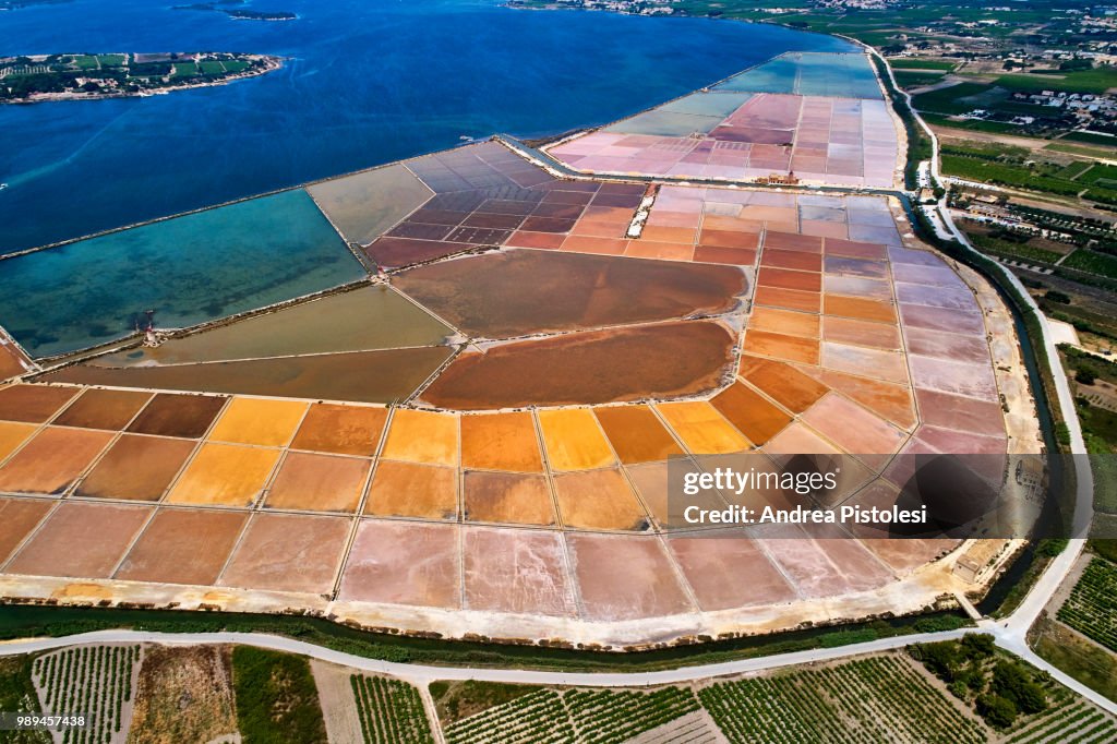 Marsala Salt Ponds Natural Reserve, Sicily, Italy