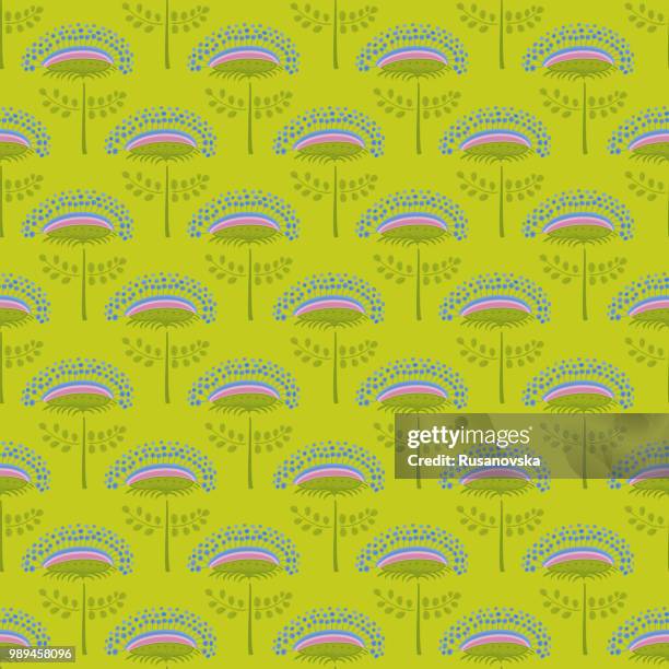 elderberry seamless pattern - elderberry stock illustrations