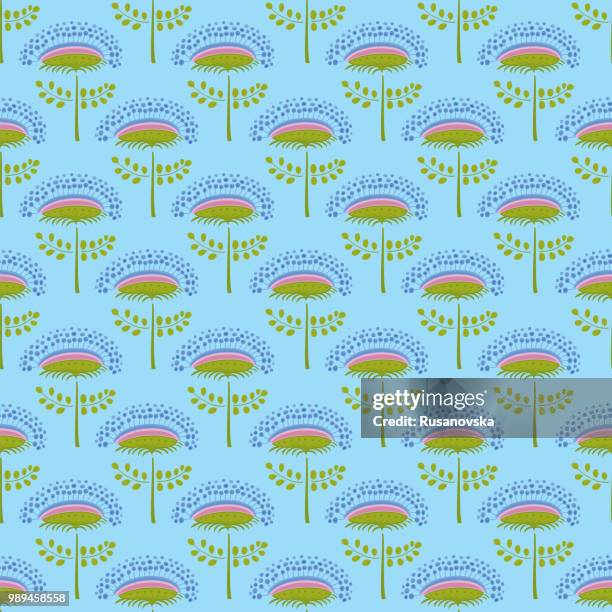 elderberry seamless pattern - elderberry stock illustrations