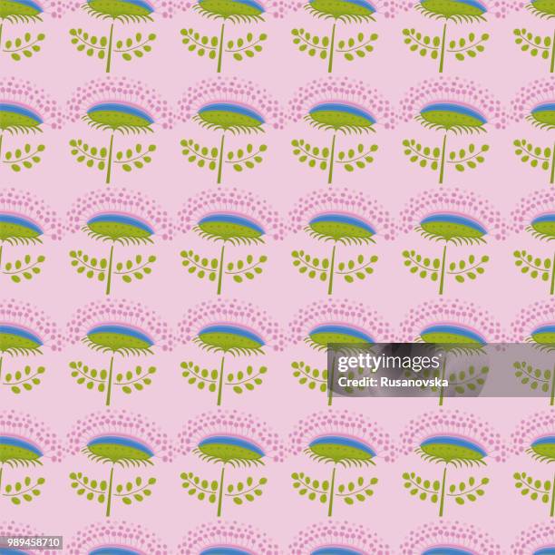 elderberry seamless pattern - elderberry stock illustrations