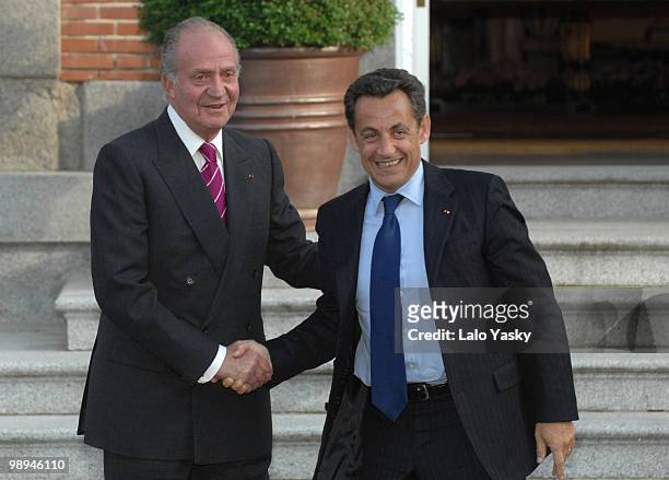 King Juan Carlos and Nicolas Sarkozy